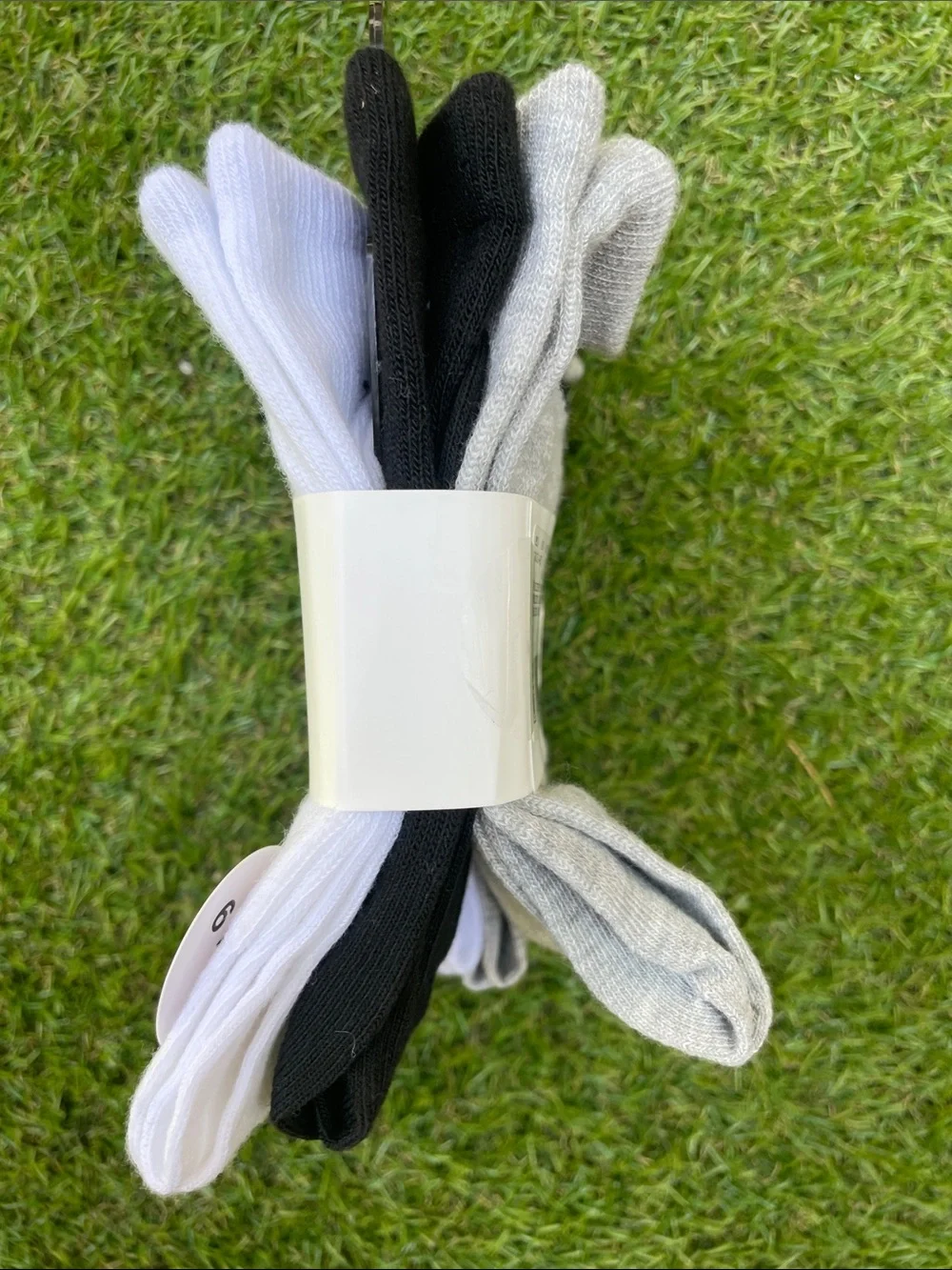 Nike Men’s Crew Socks 6-Pack - Black & White Swoosh